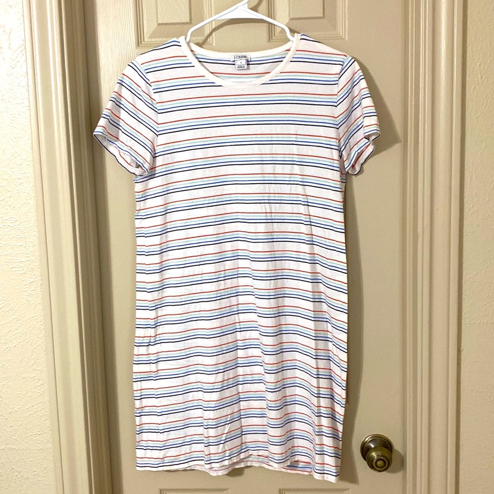 🇺🇸 J. Crew Striped Short Sleeve Cotton Dress